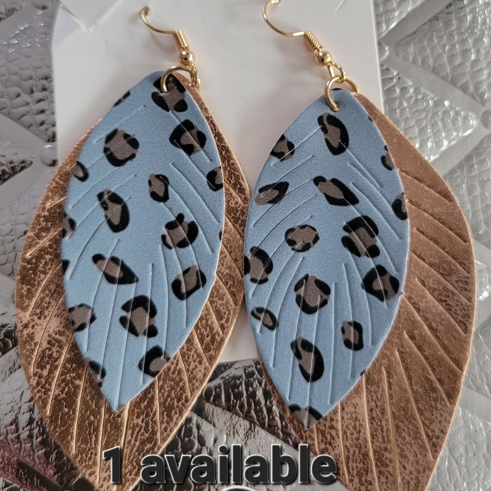 Layered Feather Earrings
